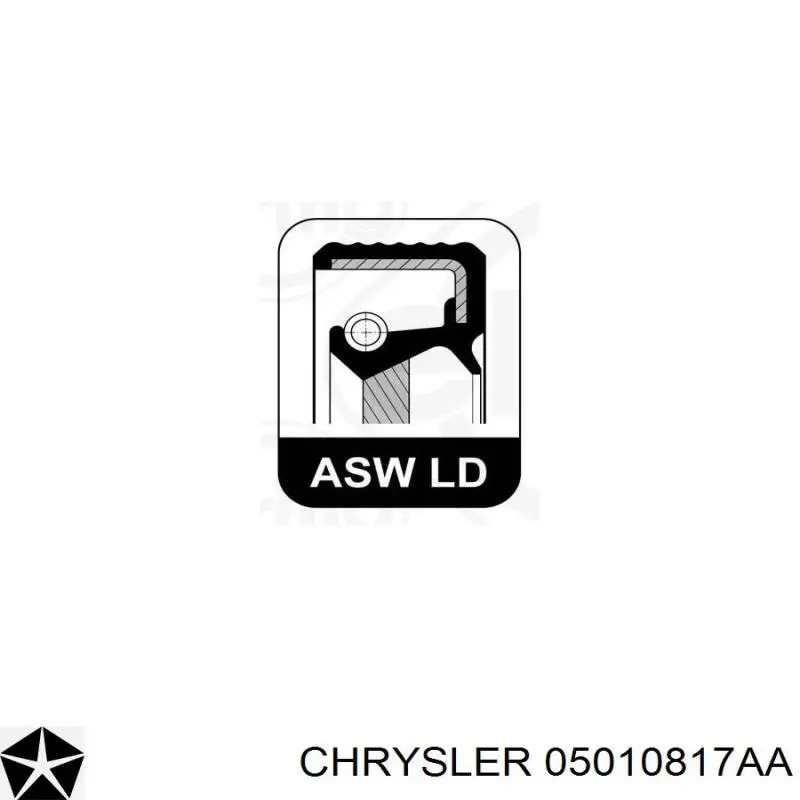 Сальник коленвала задний Chrysler 5010817AA цена, от 25.77 USD