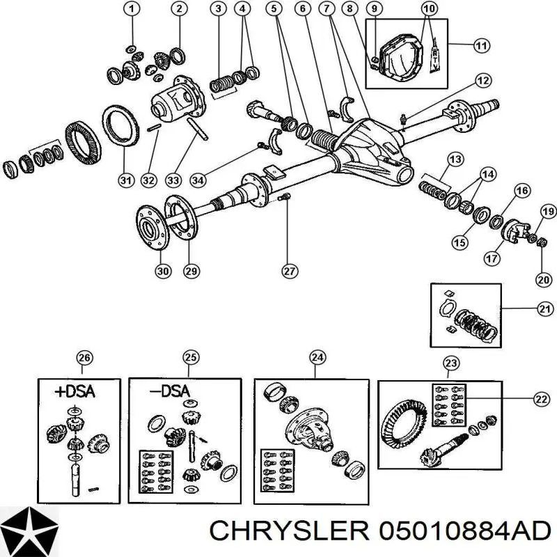 Герметик силиконовый Chrysler 05010884AD