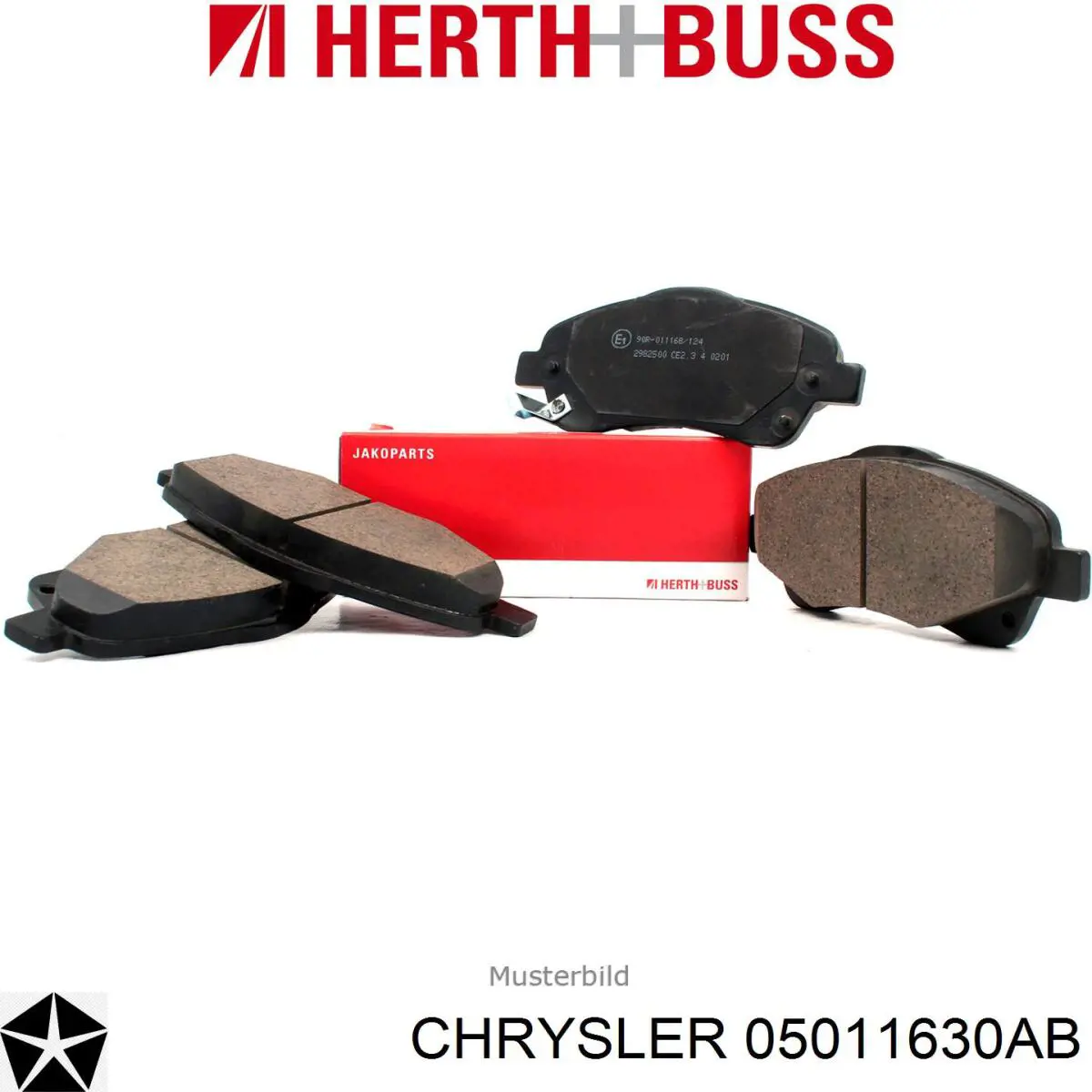 Колодки дисковые  Chrysler 05011630AB цена, от 21.73 USD