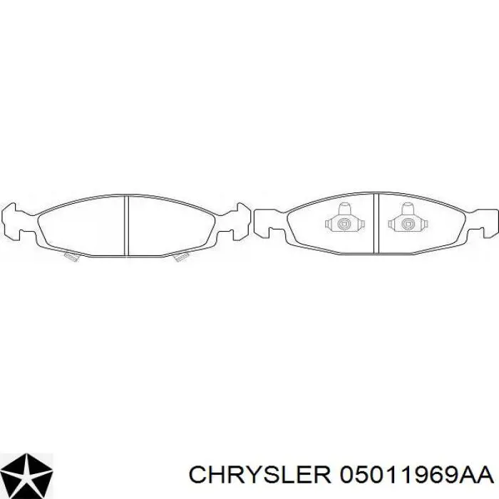 Колодки Chrysler 05011969AA цена, от 31.67 USD