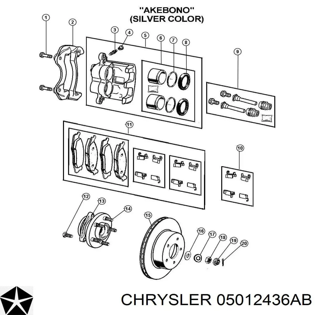  05012436AA Chrysler