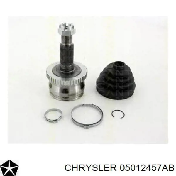 Левая полуось 05012457AB Chrysler