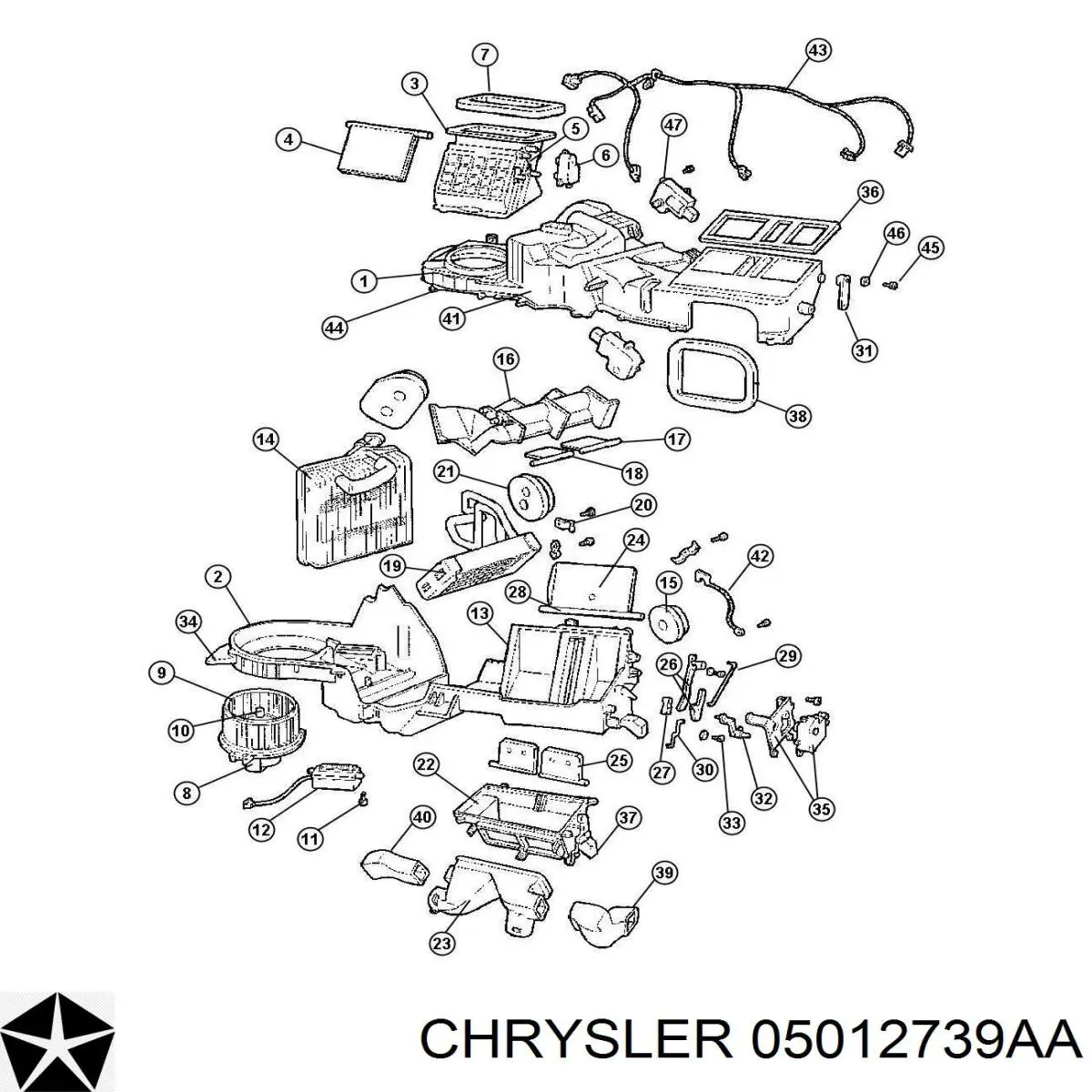  05012739AA Chrysler