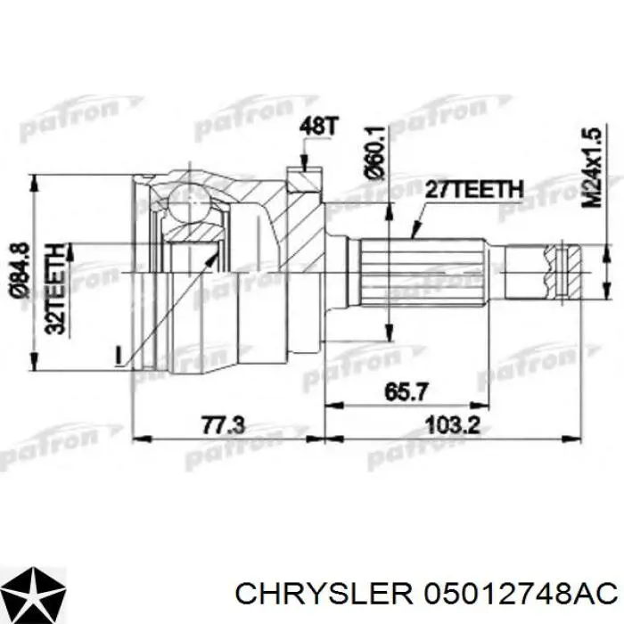 5012748AC Chrysler 