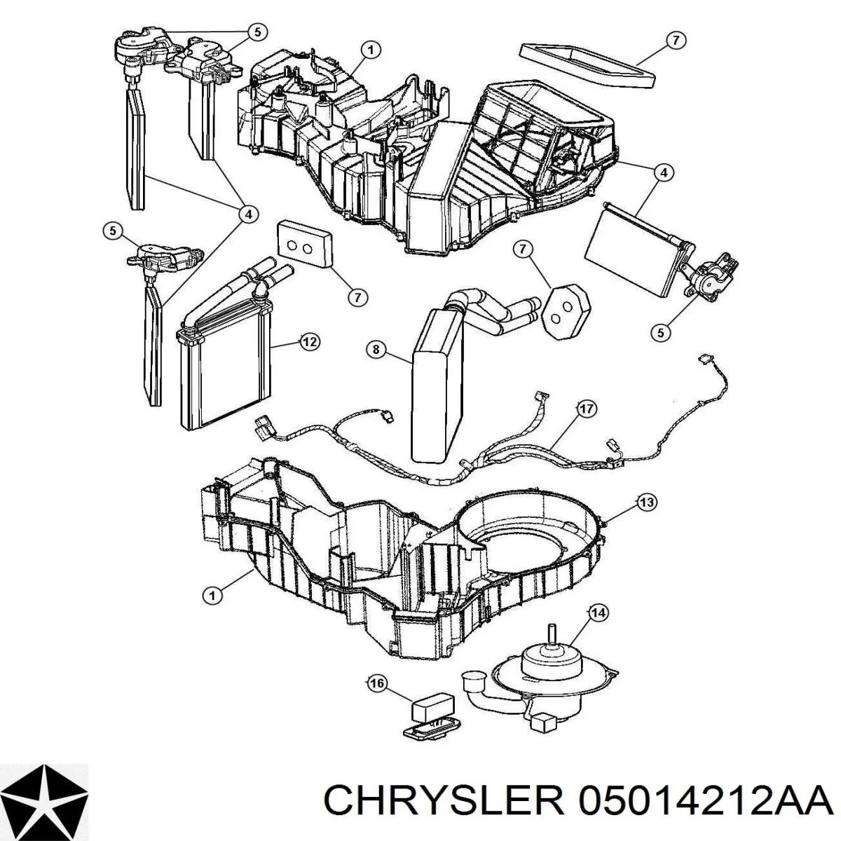  K05014212AA Fiat/Alfa/Lancia