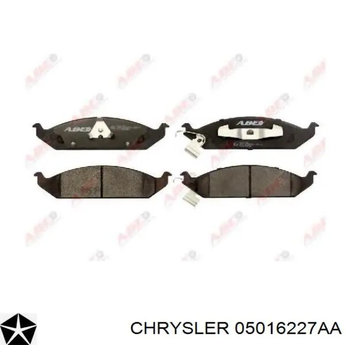 Передние тормозные колодки 05016227AA Chrysler