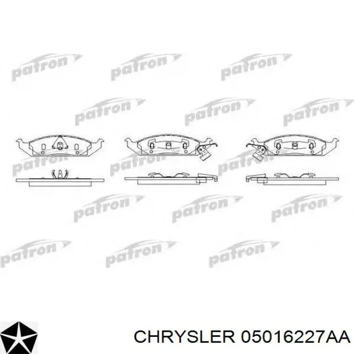 Колодки Chrysler 05016227AA цена, от 31.98 USD