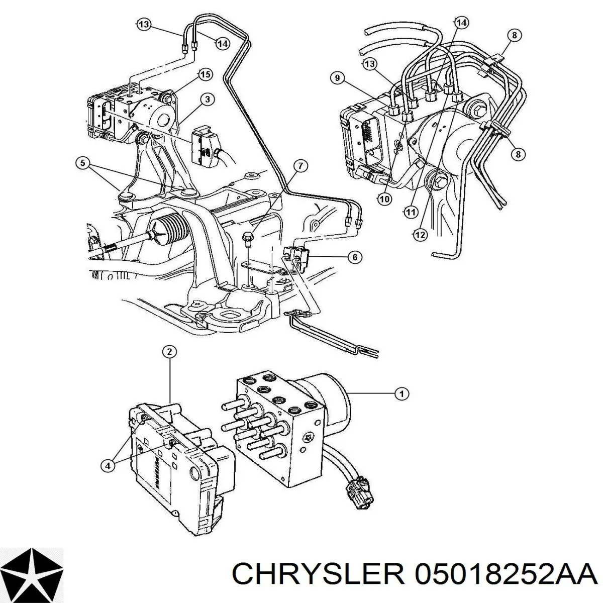  Chrysler 5018252AA цена, от 192.23 USD