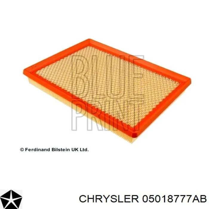 Элемент воздушного фильтра Chrysler 05018777AB цена, от 6.90 USD
