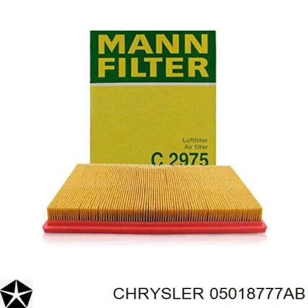Купить 05018777AB Chrysler Автомобильный фильтр воздуха