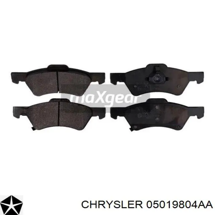 Передние тормозные колодки 05019804AA Chrysler