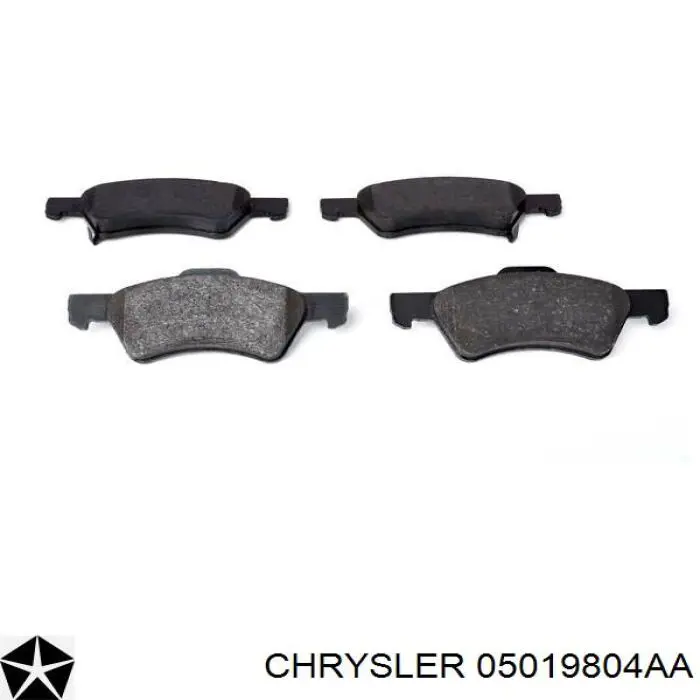 Передние тормозные колодки 05019804AA Chrysler