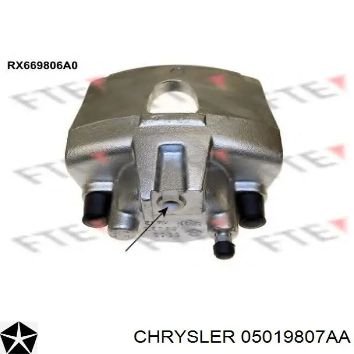 Тормозной суппорт Chrysler 05019807AA цена, от 39.65 USD