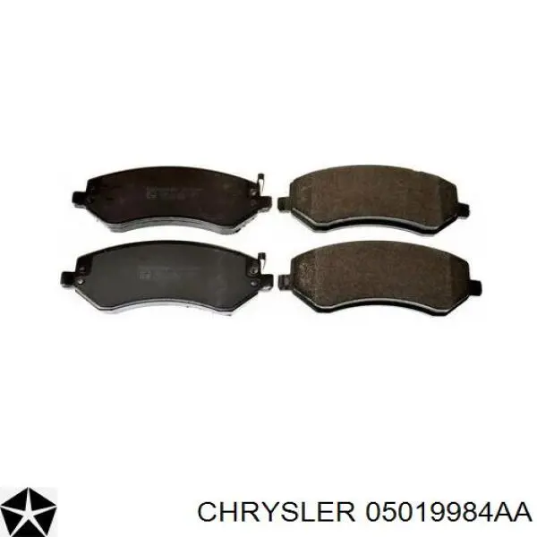 Тормозные колодки Chrysler 05019984AA