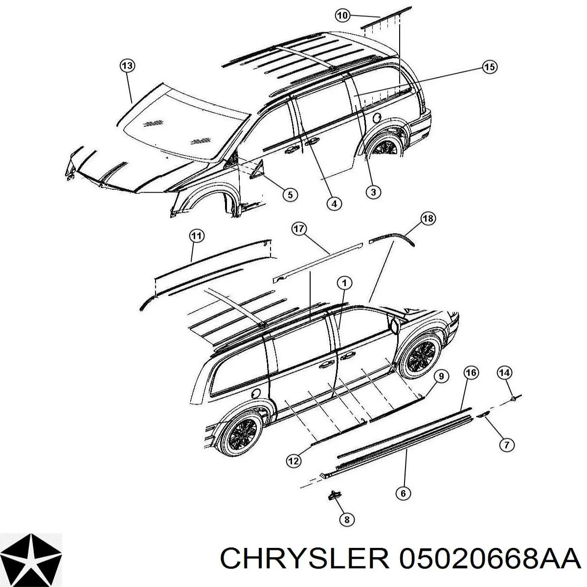  K05020668AA Fiat/Alfa/Lancia