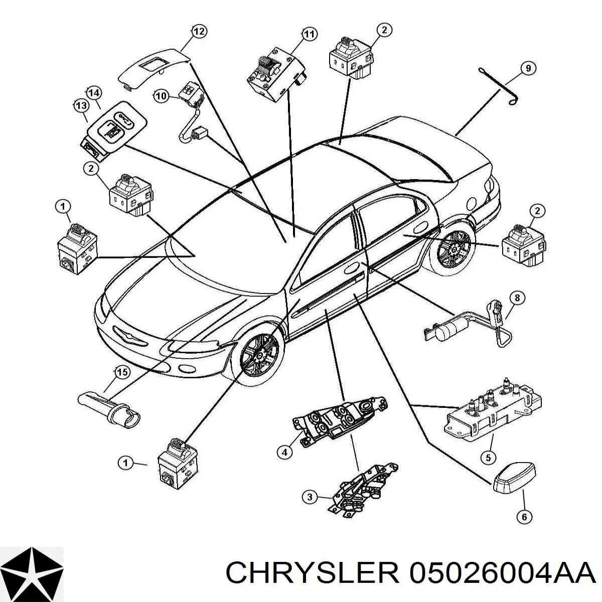  05026004AA Chrysler