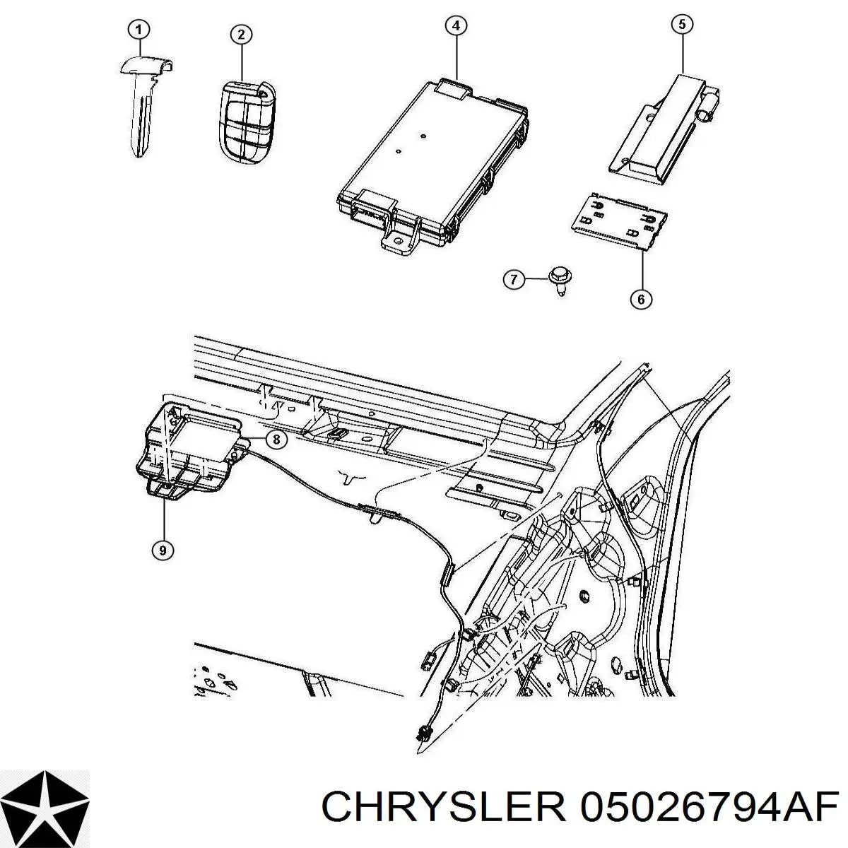 Купить 5026794AF Chrysler 