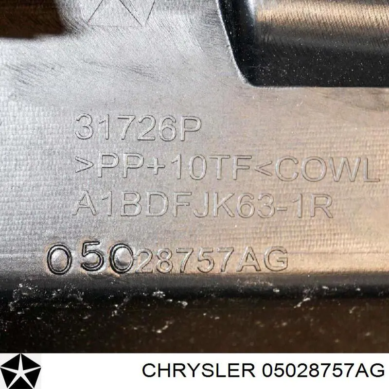 Водосток лобового стекла, жабо Chrysler 5028757AH цена, от 20.25 USD