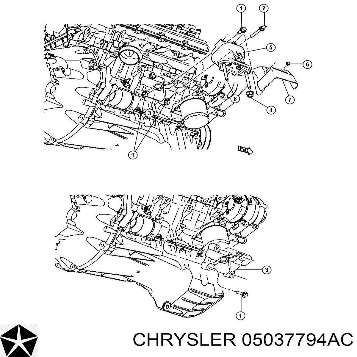 K05037794AA Fiat/Alfa/Lancia 