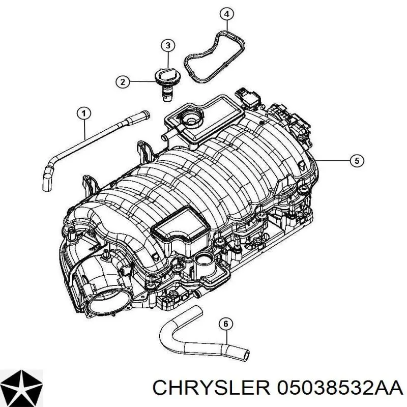 Датчик газов картера Chrysler 05038532AA цена, от 96.90 USD