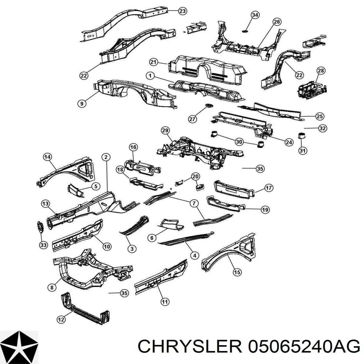 K05065240AF Fiat/Alfa/Lancia 