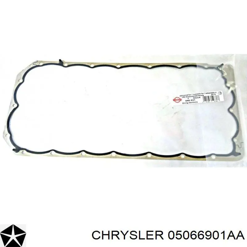 Прокладка поддона картера двигателя на Chrysler Voyager III 