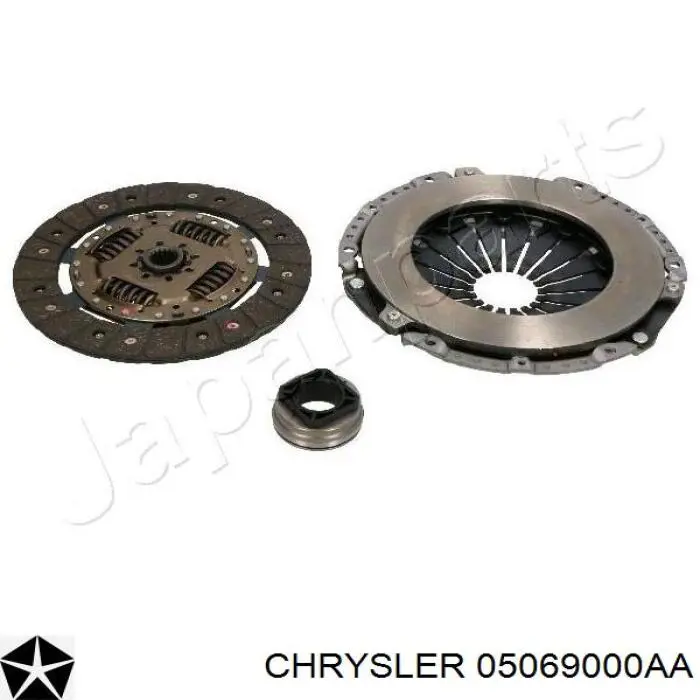 Купить 05069000AA Chrysler Комплект сцепления (диск, корзина, подшипник)