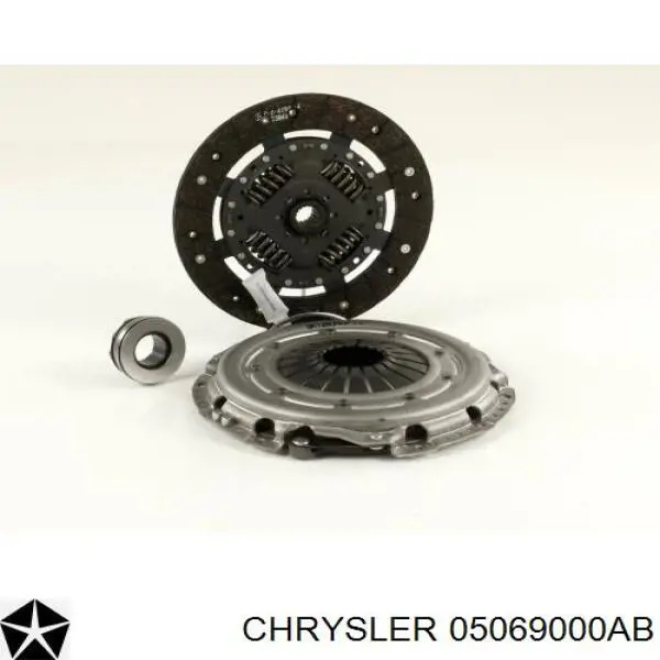 Купить 05069000AB Chrysler Комплект сцепления (диск, корзина, подшипник)
