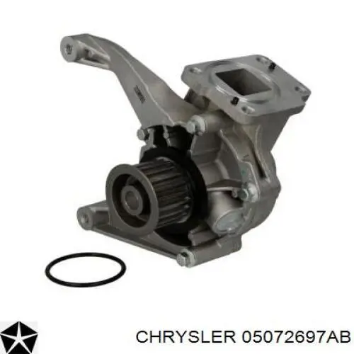 Помпа водяная (насос) охлаждения, в сборе с корпусом 05072697AB Chrysler