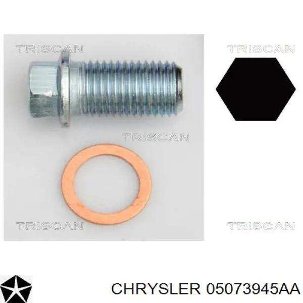 Купить 05073945AA Chrysler Пробка поддона двигателя