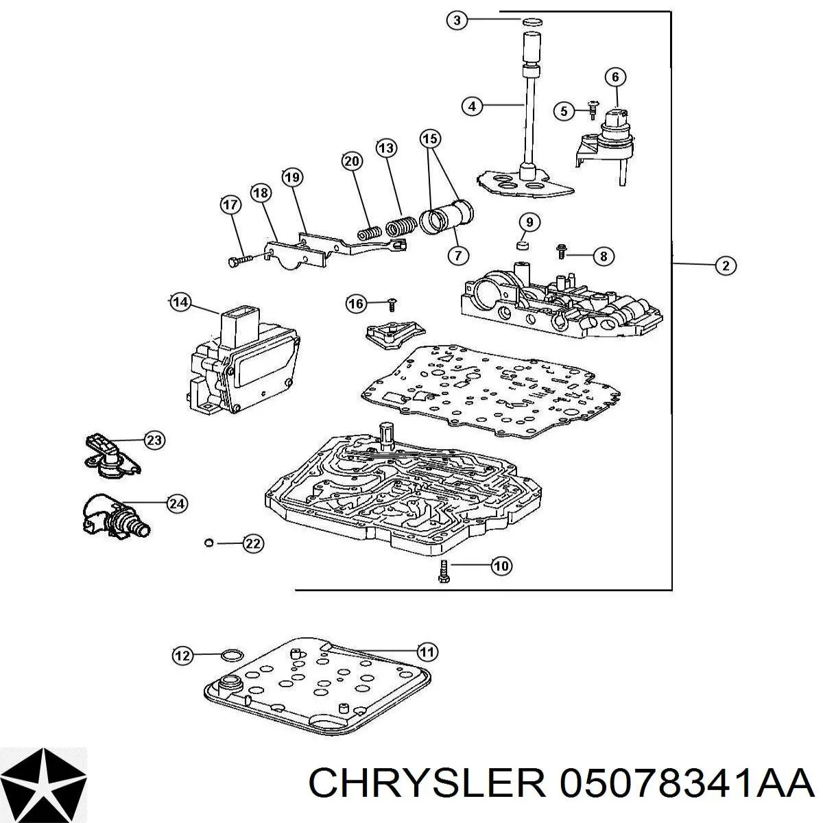 05078341AA Chrysler 