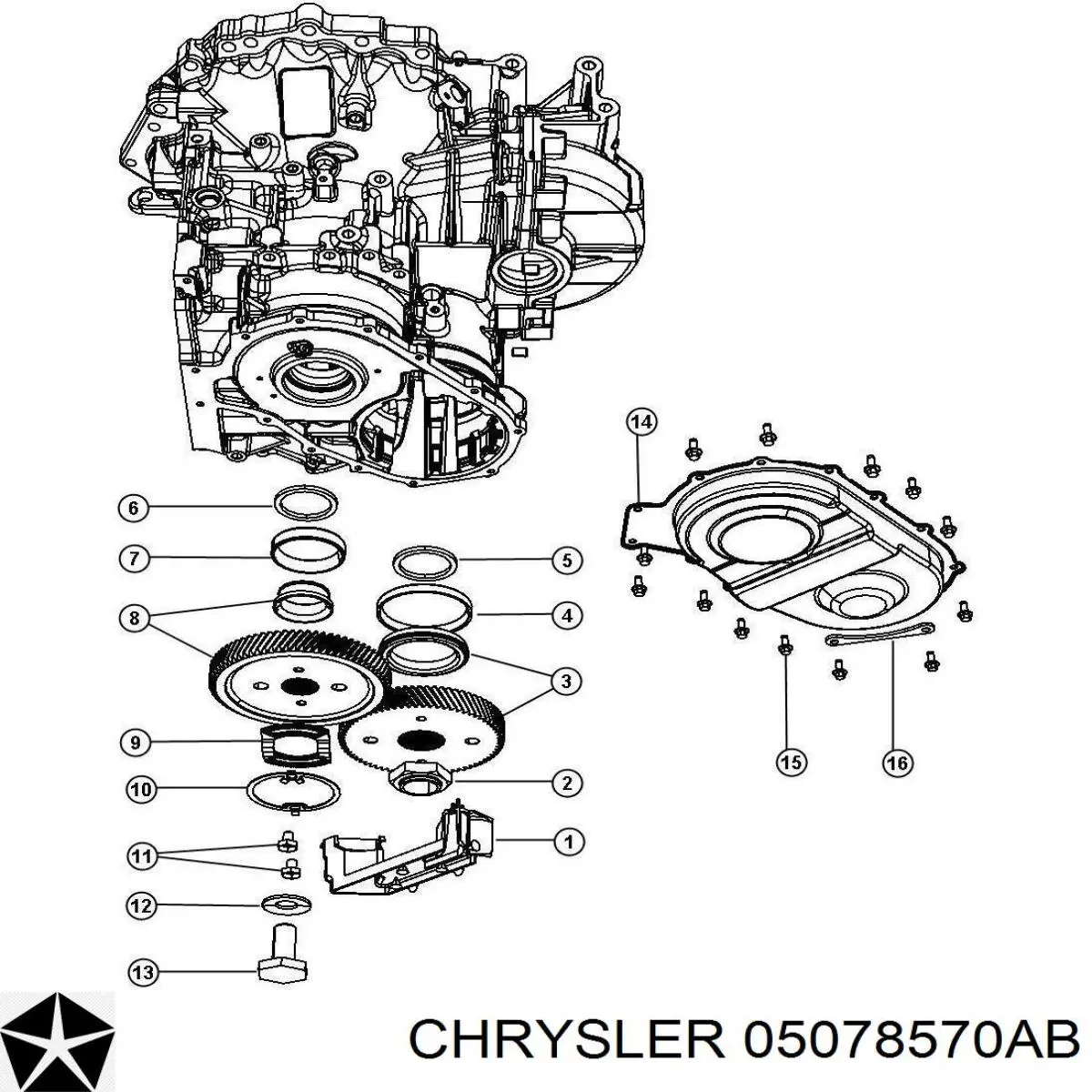 05078570AB Chrysler 