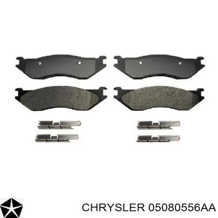 Передние тормозные колодки 05080556AA Chrysler