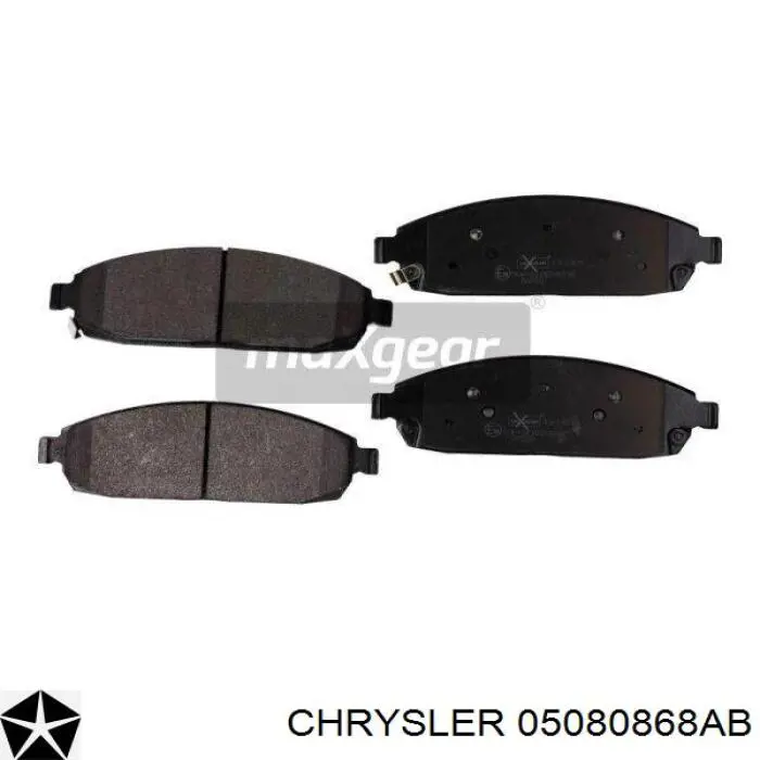 Передние тормозные колодки 05080868AB Chrysler