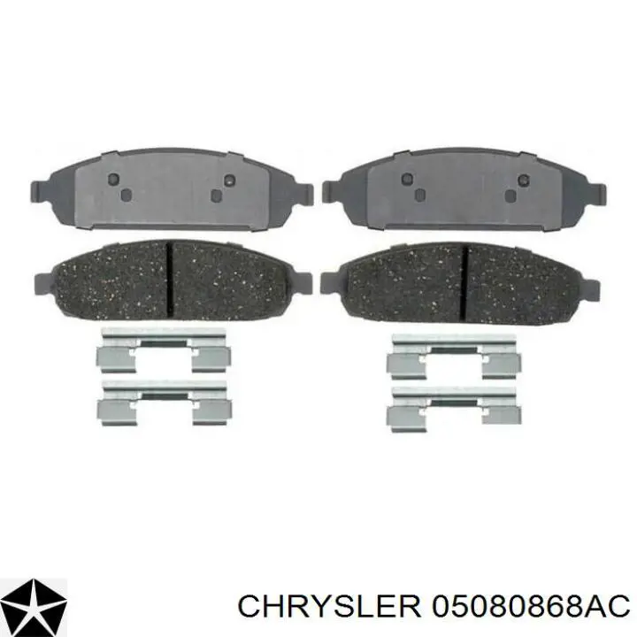 Передние тормозные колодки 05080868AC Chrysler