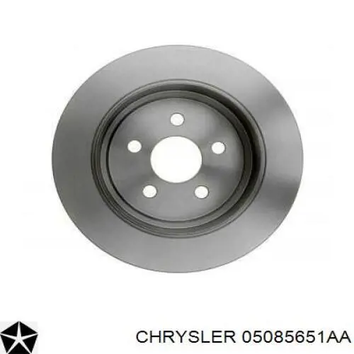 Задний тормозной диск Chrysler 05085651AA цена, от 32.85 USD
