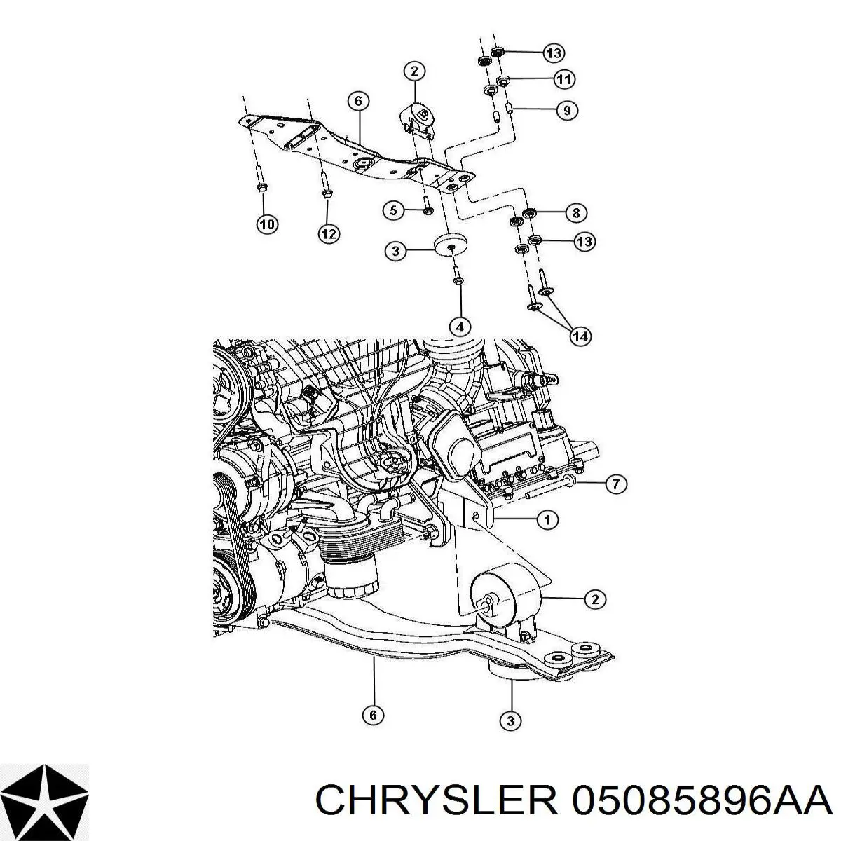 K05085896AA Fiat/Alfa/Lancia 