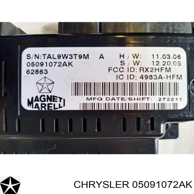  Chrysler 05091072AE цена, от 45.67 USD