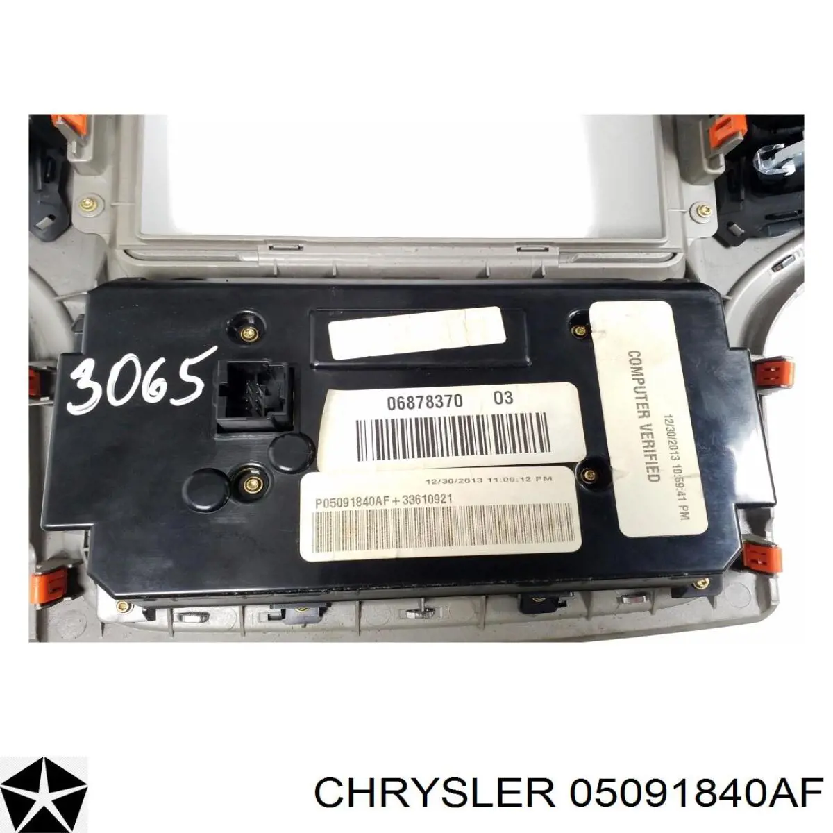 Купить 05091840AF Chrysler Блок управления печкой