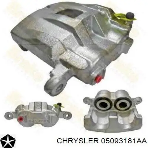 Купить 05093181AA Chrysler Суппорт тормозной передний левый