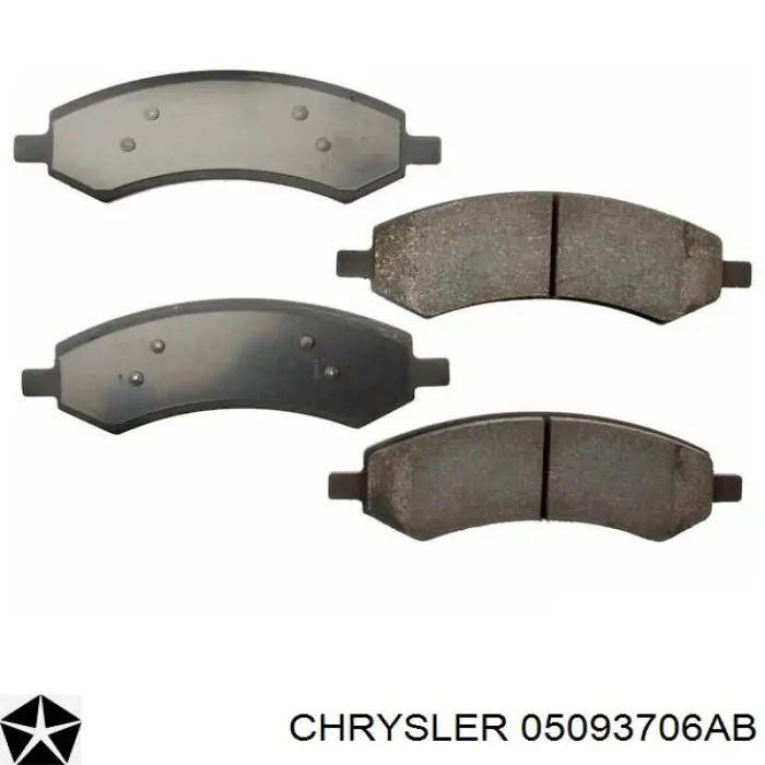 Колодки дисковые  Chrysler 05093706AB цена, от 23.33 USD