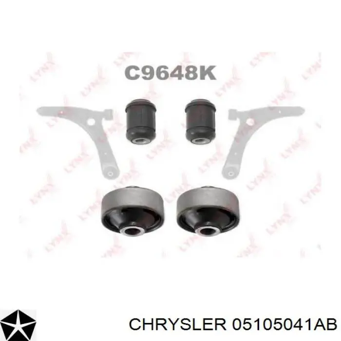 Купить 05105041AB Chrysler Рычаг передней подвески левый