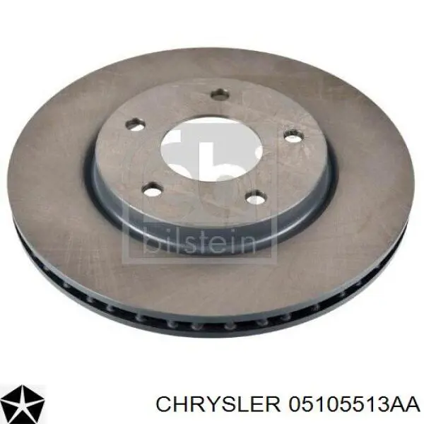 Передние тормозные диски 05105513AA Chrysler