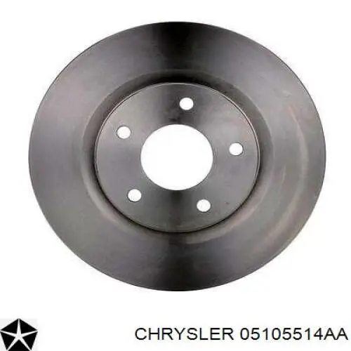05105514AA Chrysler диск тормозной передний