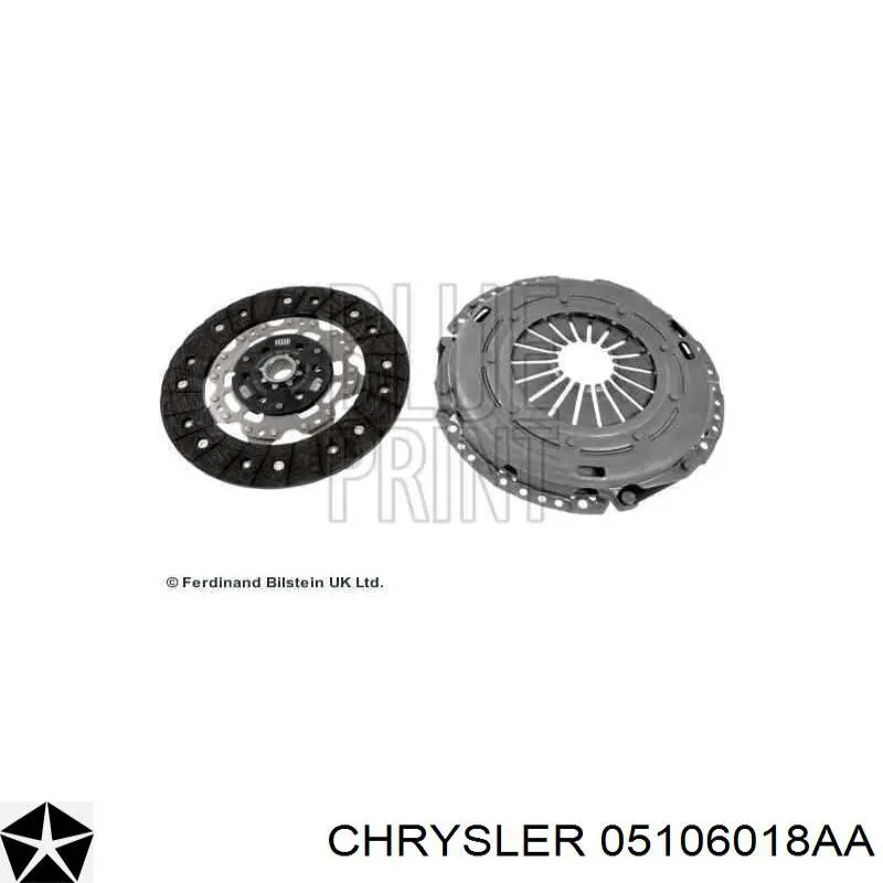 Комплект сцепления (3 части) Chrysler 5106018AC цена, от 468.77 USD