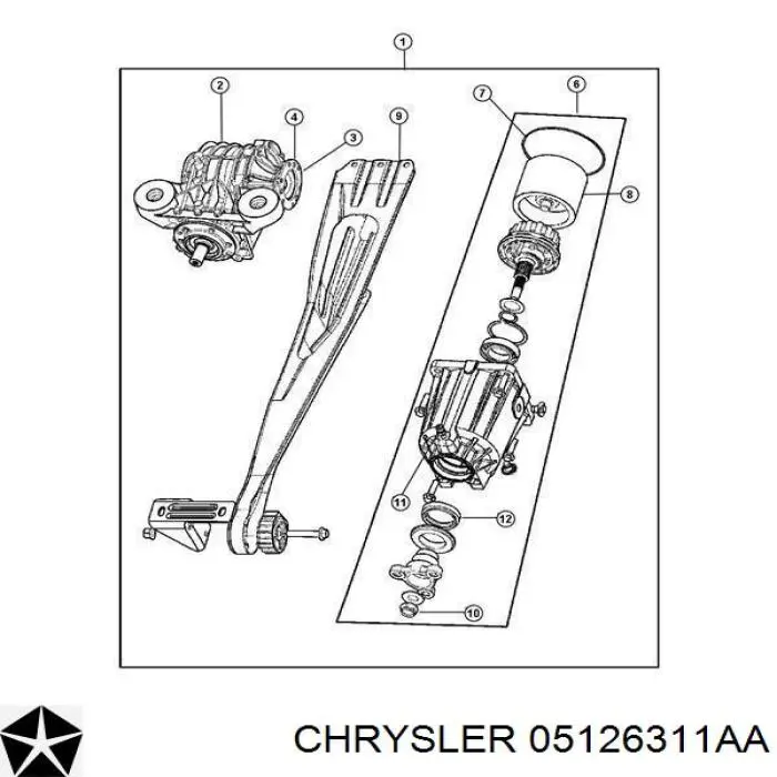 05126311AA Chrysler 