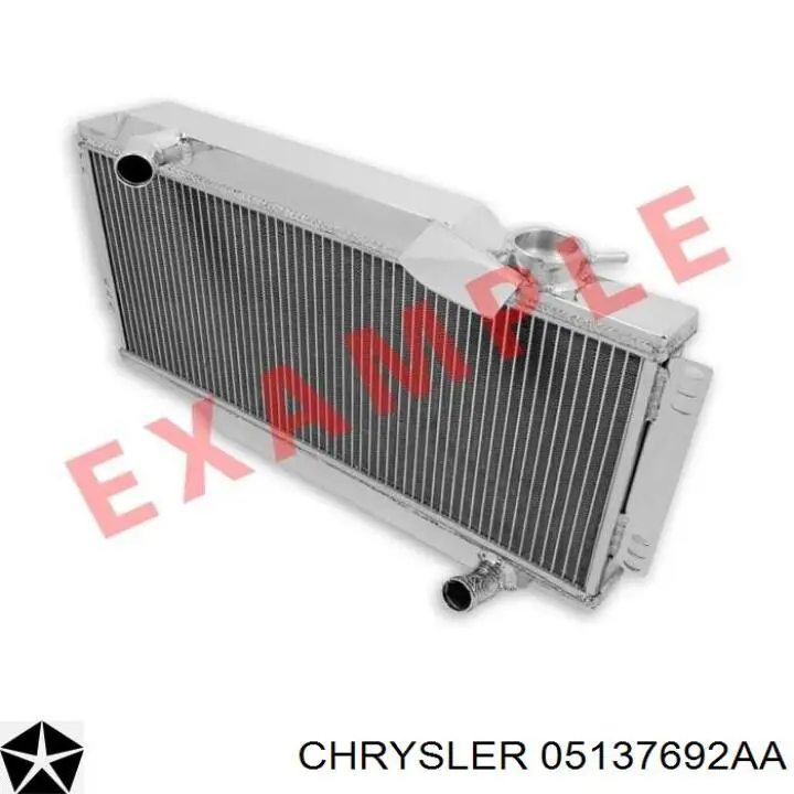 Радиатор охлаждения двигателя Chrysler 05137692AA цена, от 100.09 USD