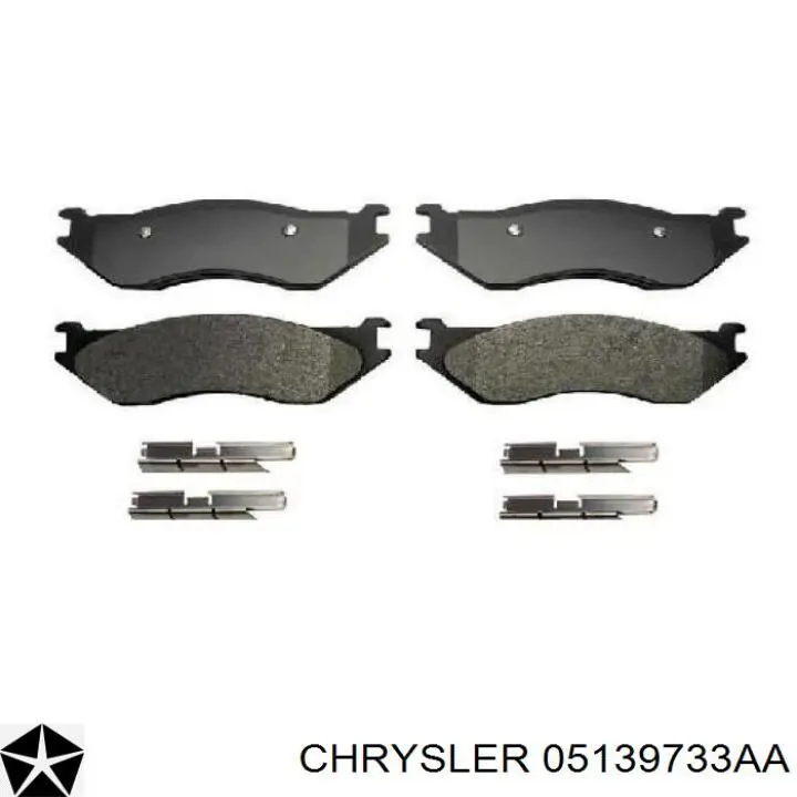 Колодки Chrysler 05139733AA цена, от 30.47 USD