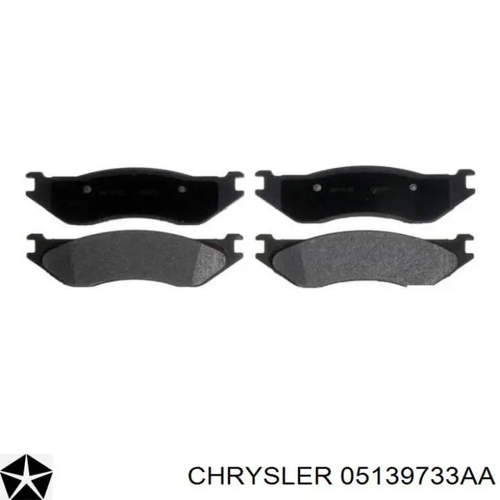Купить 05139733AA Chrysler Колодки тормозные