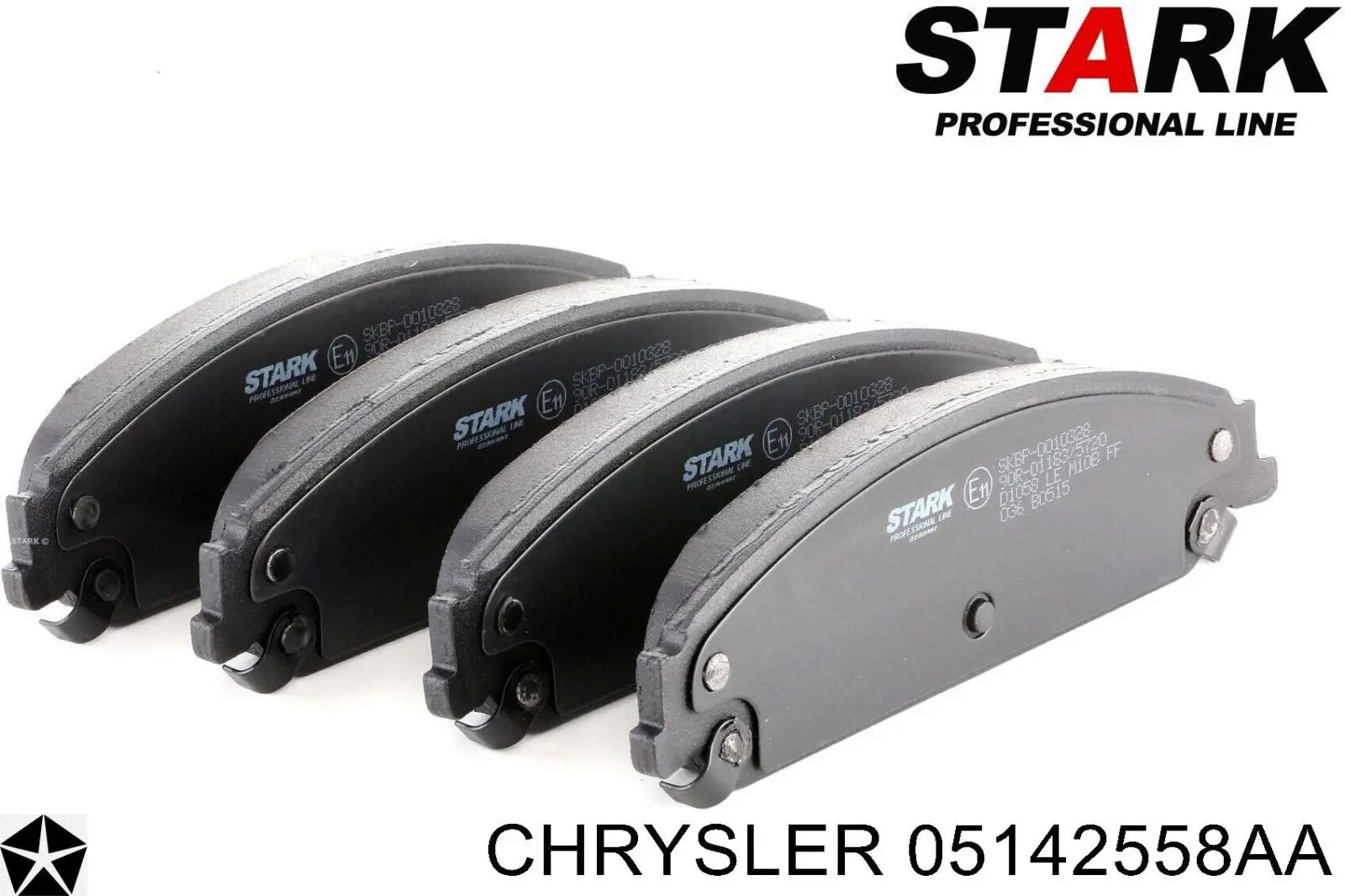 Передние тормозные колодки 05142558AA Chrysler